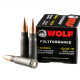 1000 Rounds of 123gr HP 7.62x39mm Ammo by Wolf