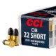100 Rounds of 29gr LRN .22 Short Ammo by CCI