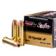 20 Rounds of 125gr JHP .38 Spl +P Ammo by PMC