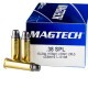 50 Rounds of 158gr LSWC .38 Spl Ammo by Magtech
