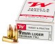 50 Rounds of 115gr FMJ 9mm Ammo by Winchester