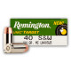 50 Rounds of 180gr MC .40 S&W Nickel Ammo by Remington