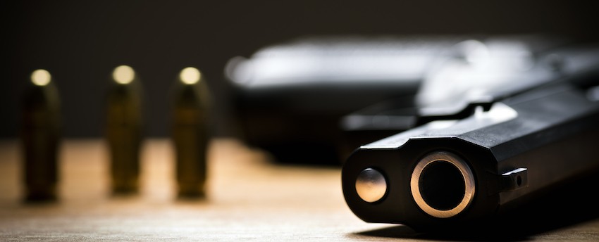 Handgun ammo with a pistol