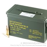 500 Rounds of Prvi Partizan M1 garand ammo for sale
